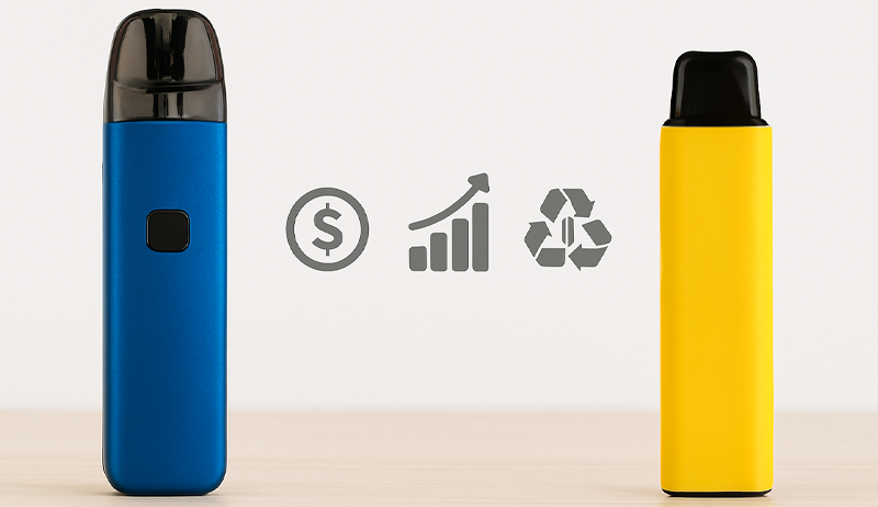 Vape Pods vs Disposables